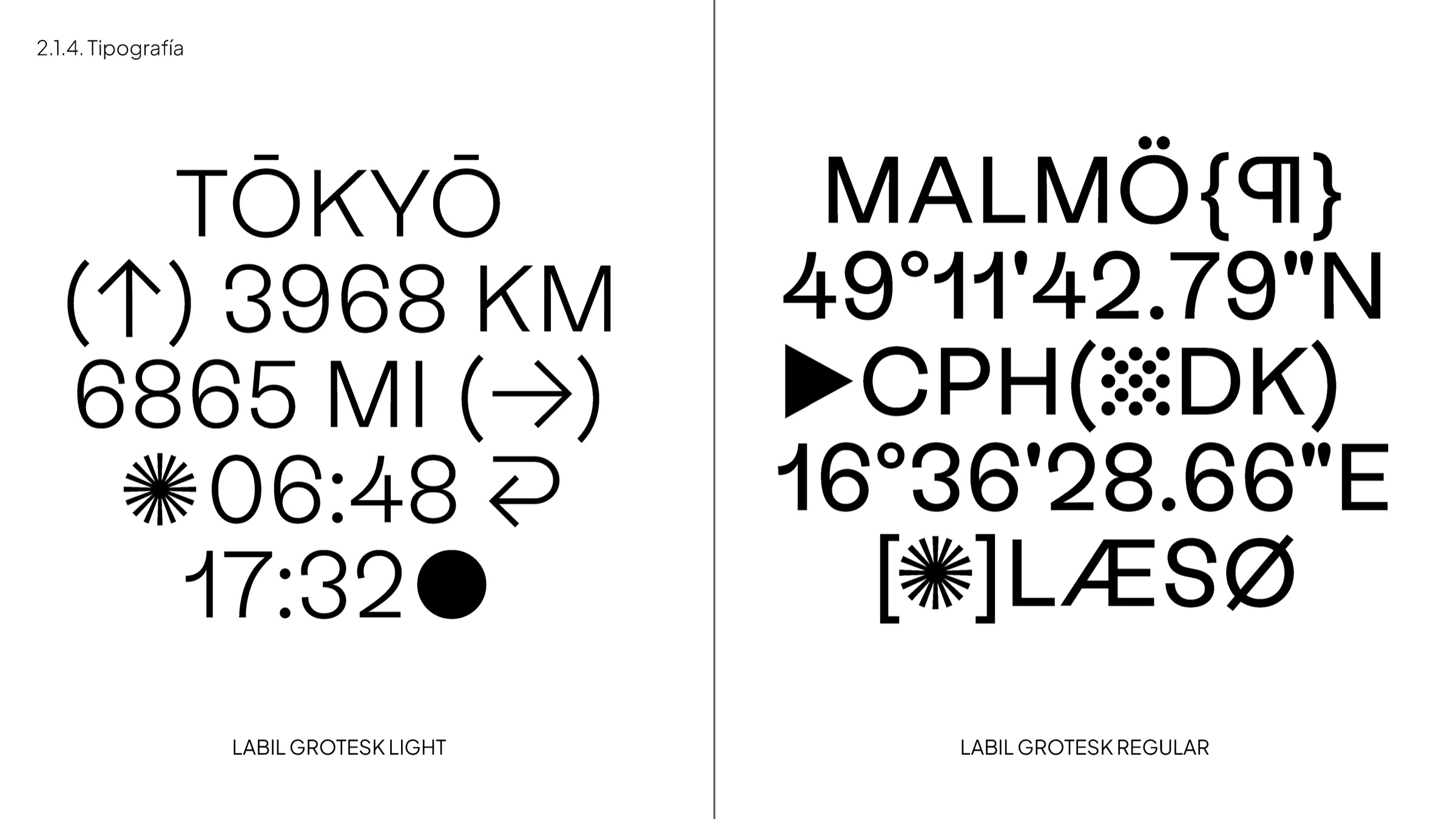 Moodly typography Labil Grotesk