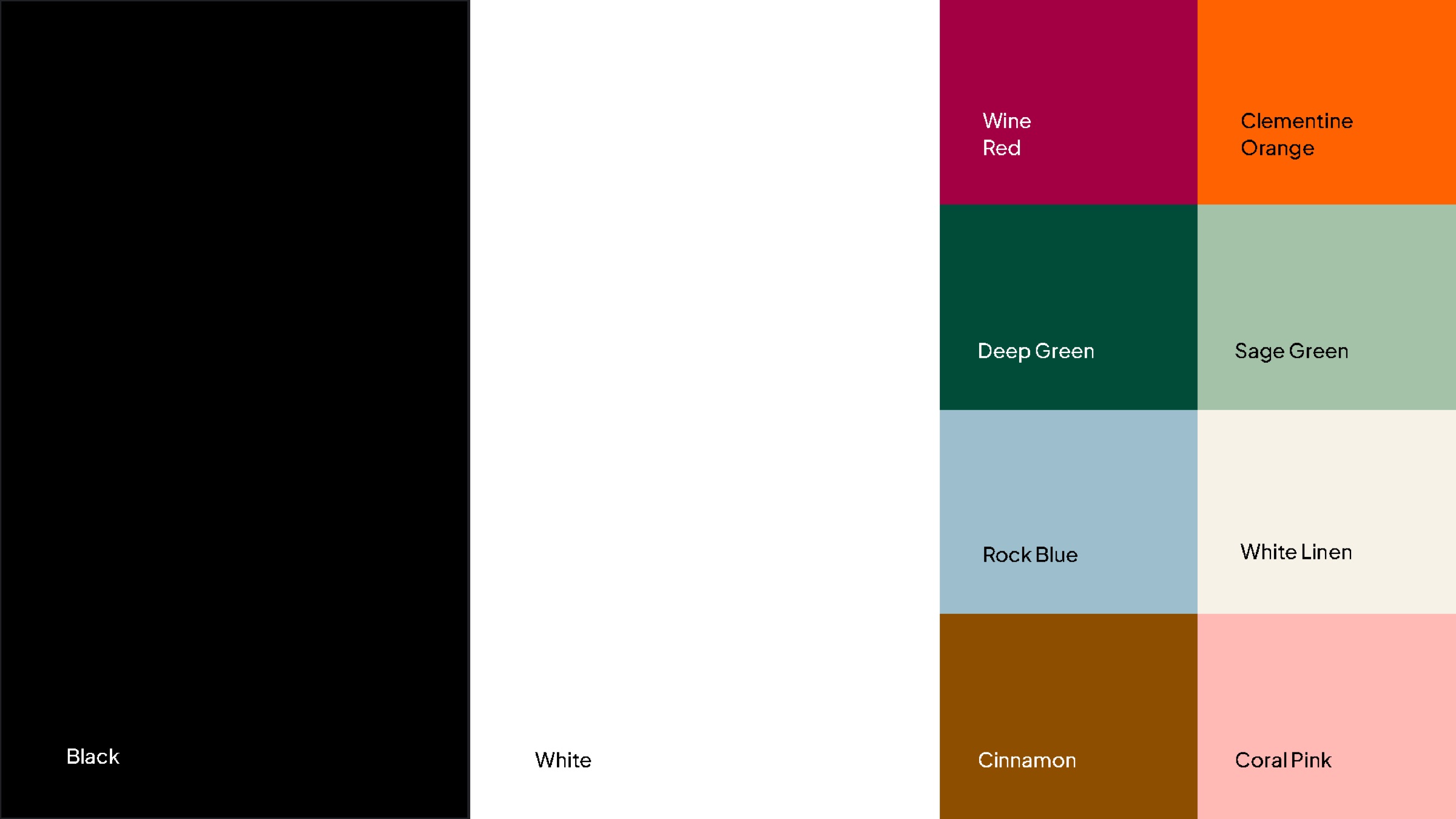 Moodly color palette